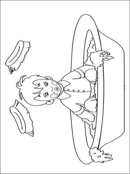 Раскраска Мойдодыр