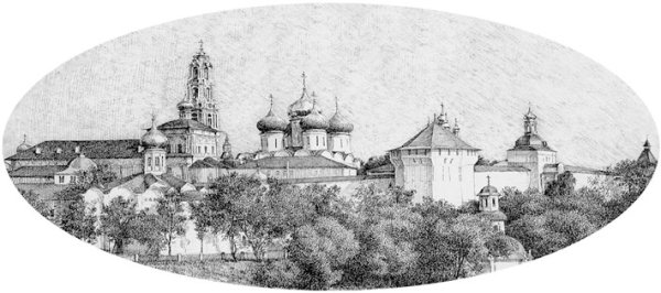 Троице-Сергиева Лавра раскраска
