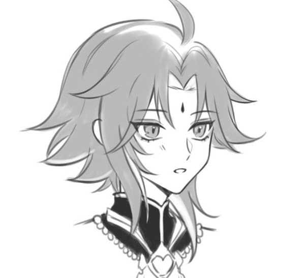 Сяо Геншин скетч