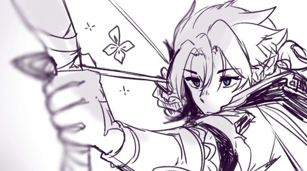 Сяо Геншин контур