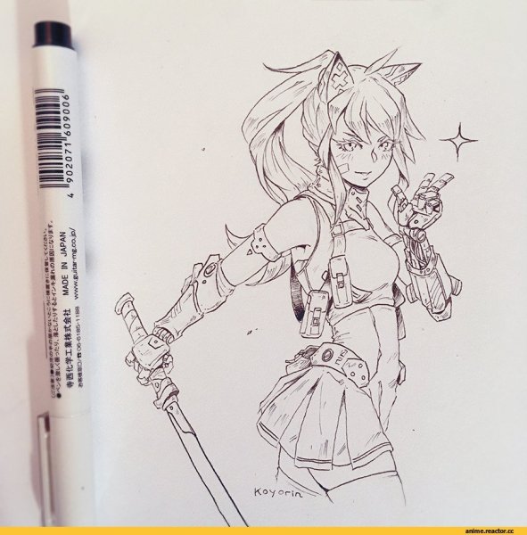 Раскраска Геншин Импакт