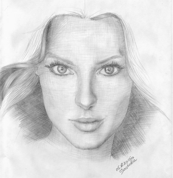 Наброски мужских глаз