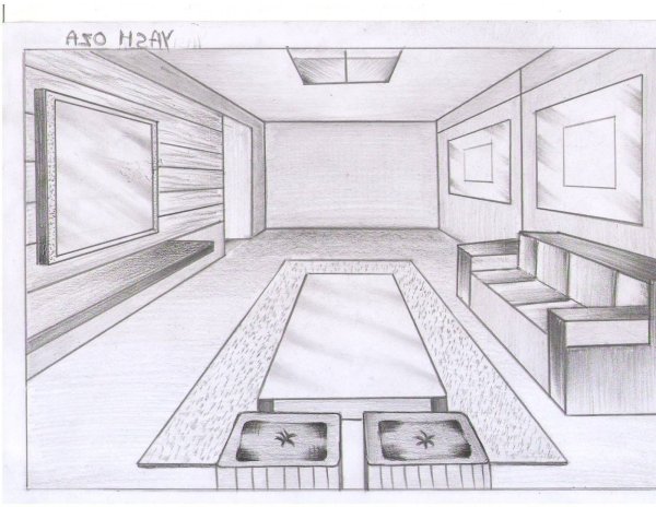 Зарисовки интерьера