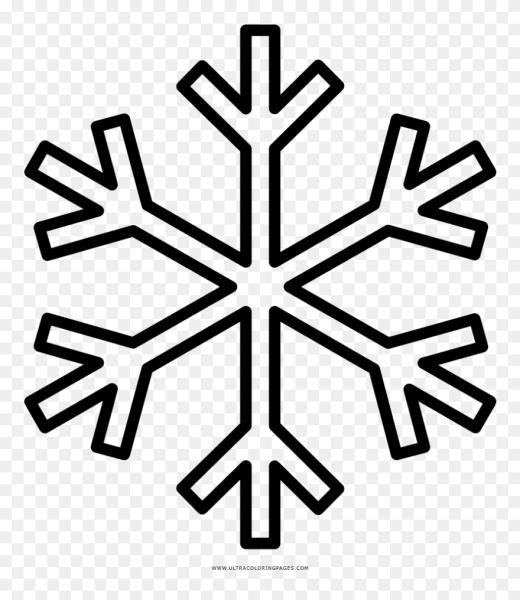 Снежинки карандашом