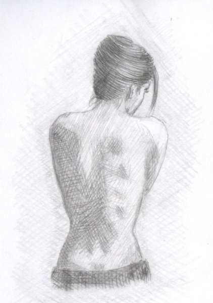 Женское тело рисунок