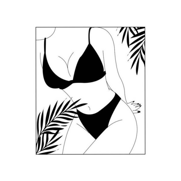 Рисунки для срисовки грудь