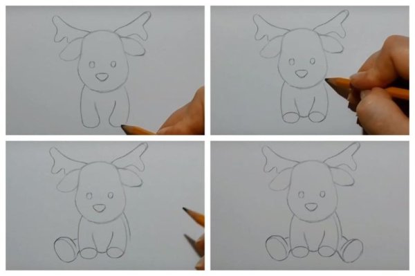 Простые поэтапные рисунки для детей