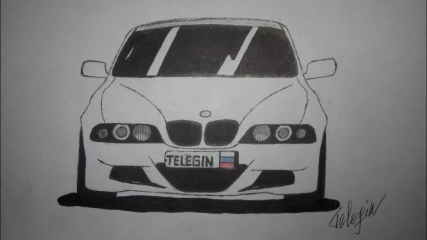 Рисунок БМВ легкий