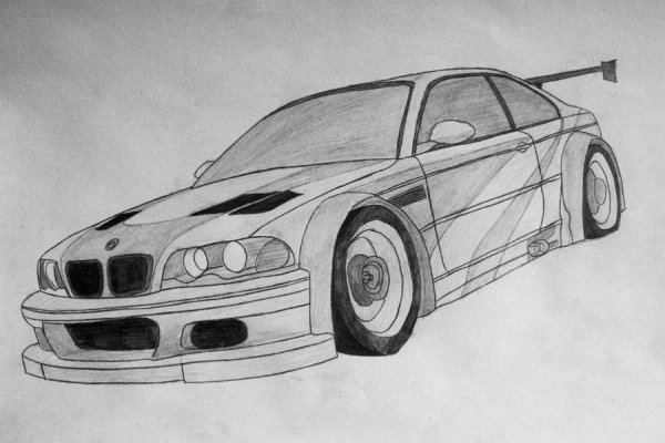 BMW m3 GTR контур