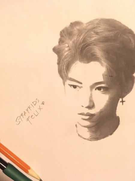 Подпись Феликса из Stray Kids