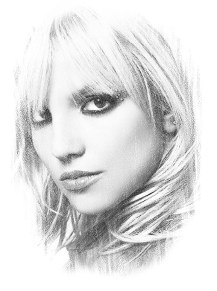 Бритни Спирс рисунок