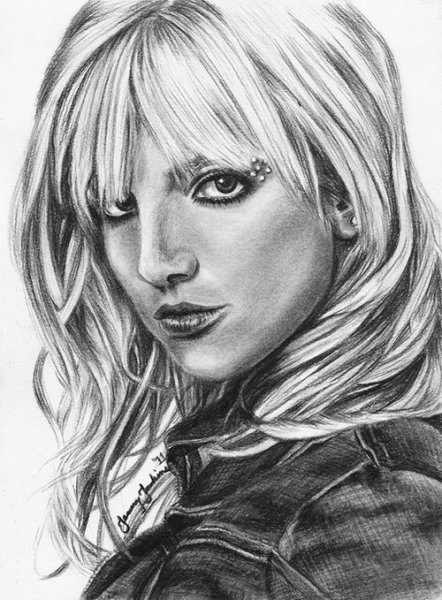 Раскраска Бритни Спирс