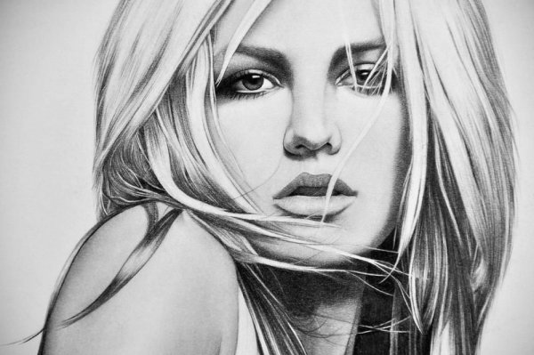 Раскраска знаменитости Бритни Спирс