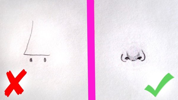 Нос карандашом