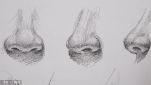 Нос рисунок