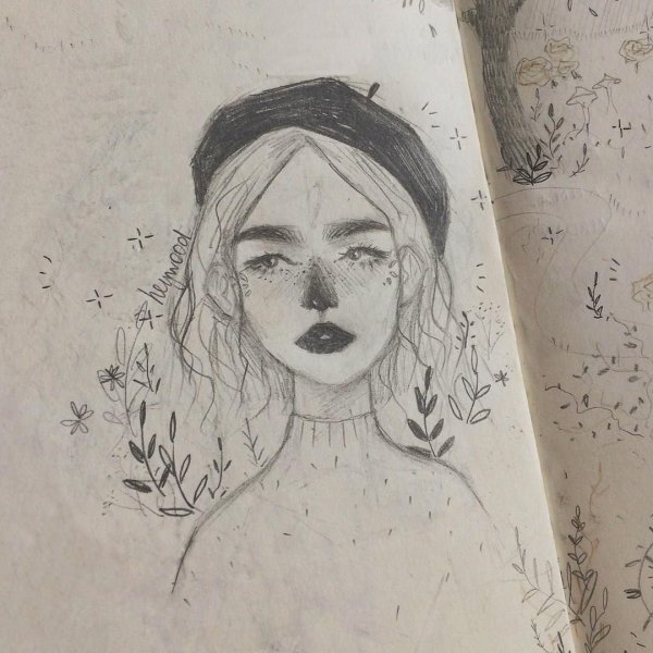 Рисунки для скетчбука карандашом