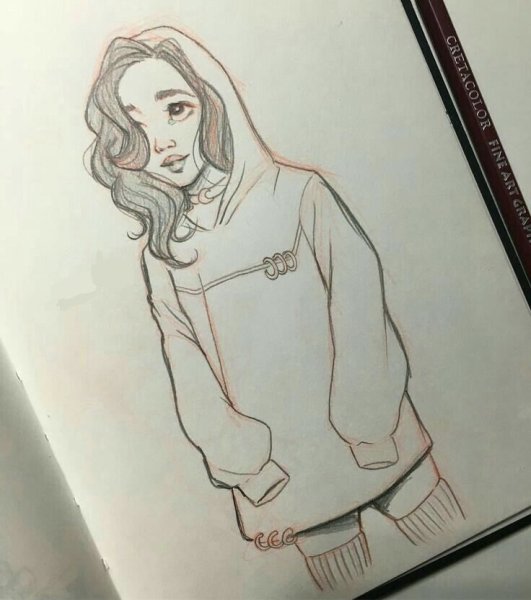 Красивые портреты для скетчбука