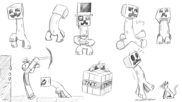 Раскраски майнкрафт голема