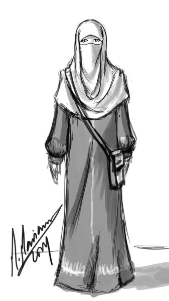 Эскизы хиджаба