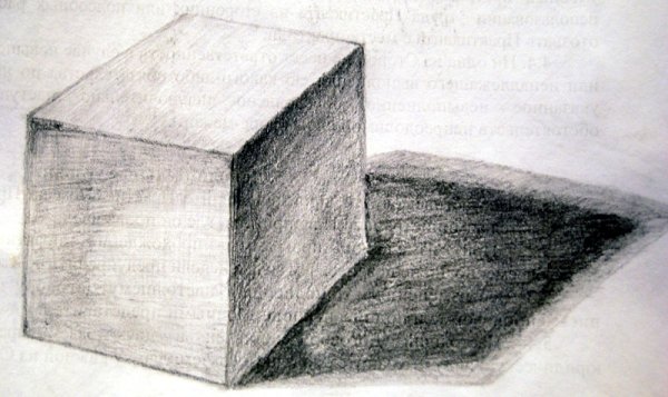 Рисование тени Куба