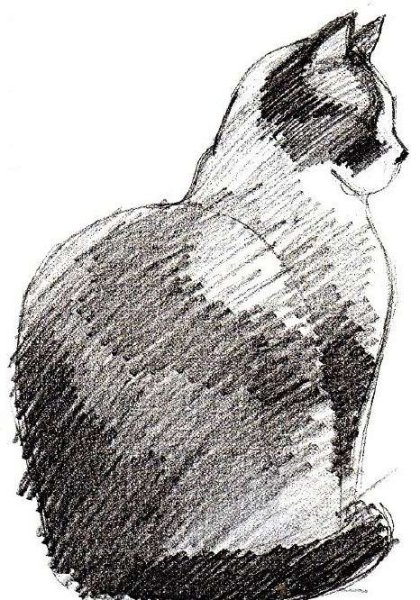 Арщтриховка карандашом