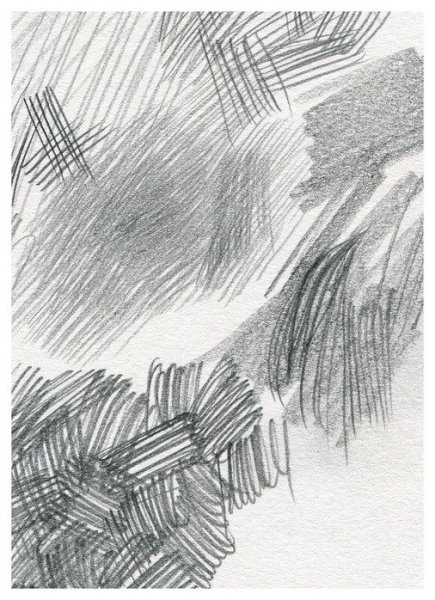 Штрихи простым карандашом