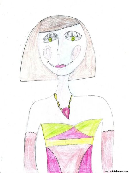 Рисунок для мамы легкий