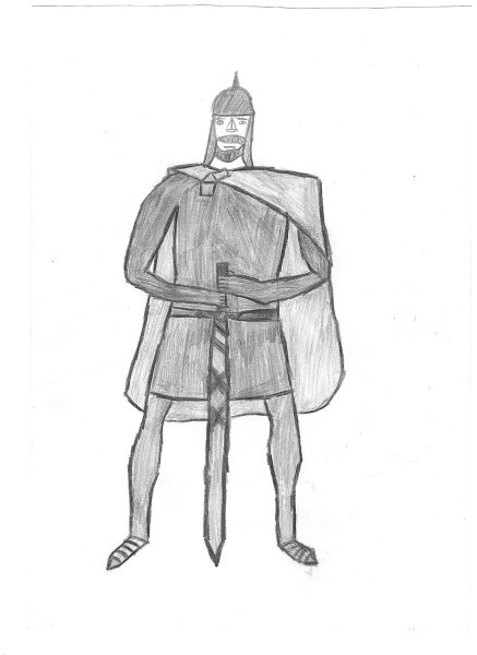 Александр Невский рисунок 5 класс