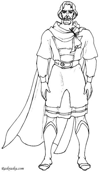 Князь Невский рисунок