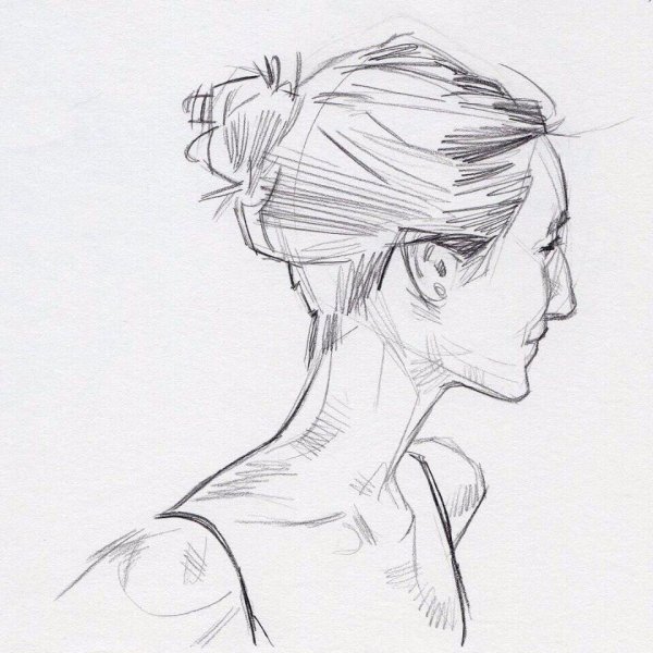 Младенец рисунок карандашом