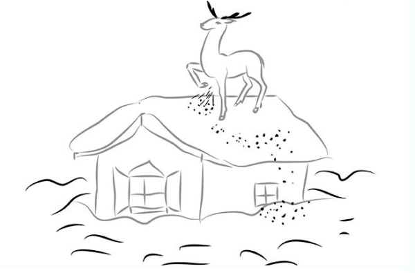 Иллюстрация к сказке серебряное копытце рисунок