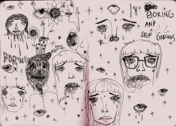 Эскизы гранж