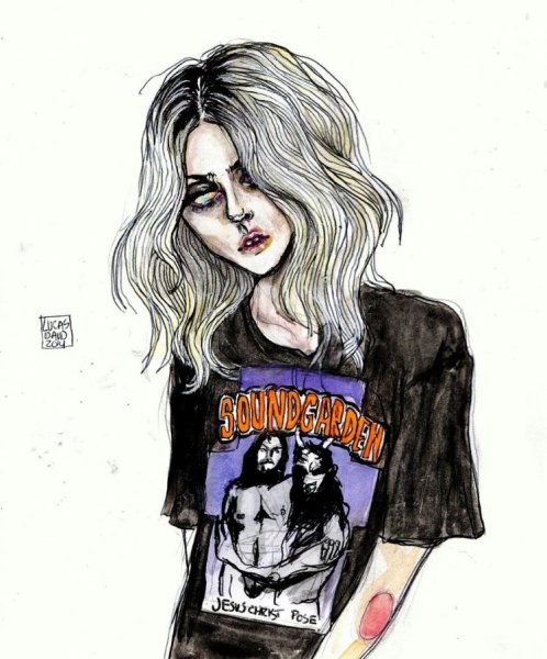 Тейлор Момсен арт рисунок