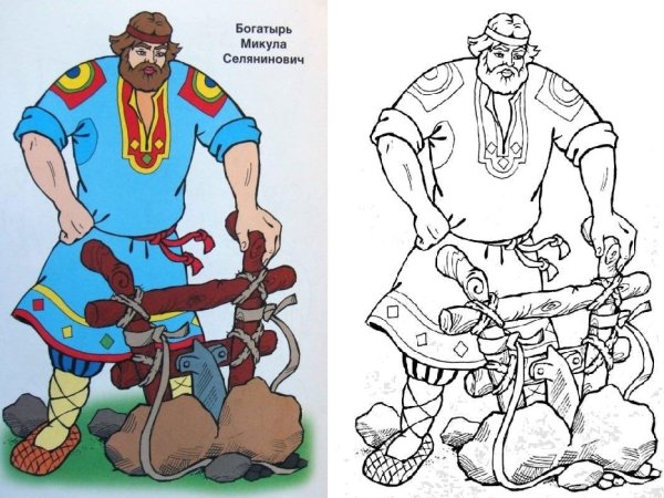 Илюстрация к сказка Иван крестьянский сын и чудо юдо