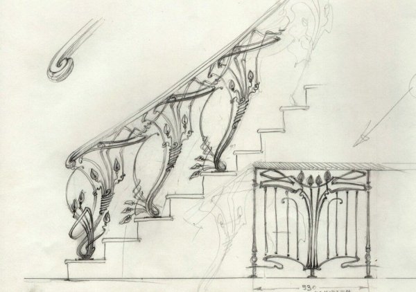 Зарисовки в стиле Модерн