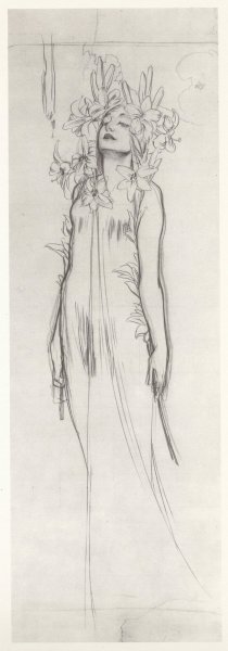 Альфонс Муха Наброски