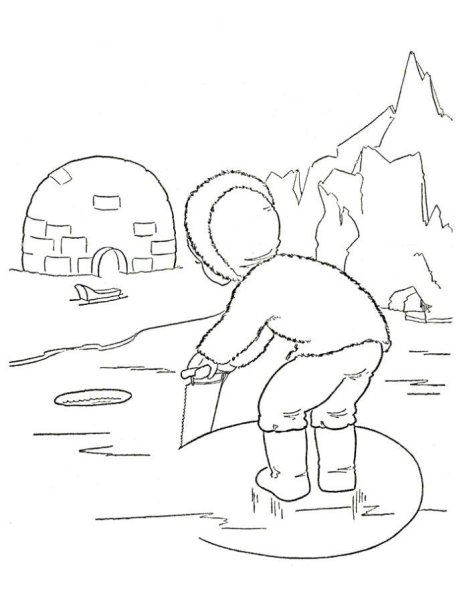 Безопасность зимой раскраски для детей