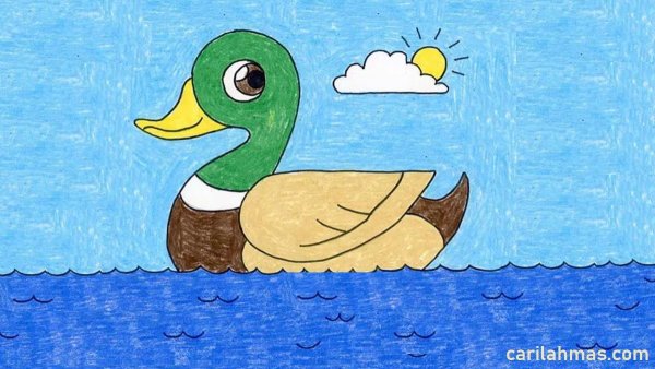 Рисование уточки в подготовительной группе