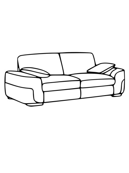 Зарисовка интерьера комнаты