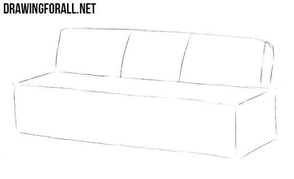 Мебель нарисованная карандашом