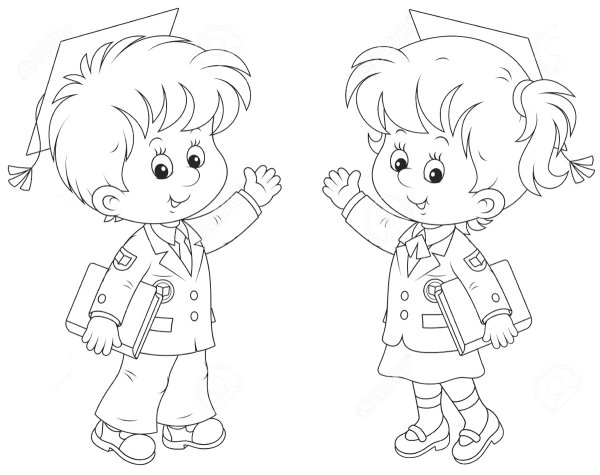 Учитель раскраска для детей