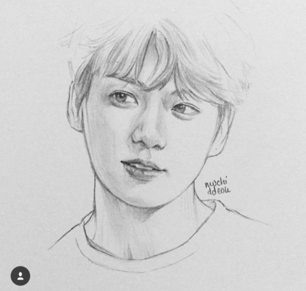 Портрет БТС легко