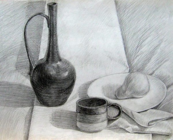 Натюрморт карандашом