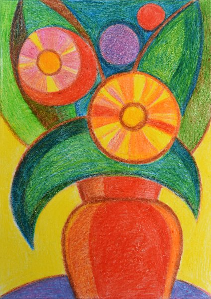 Рисование пастелью для детей