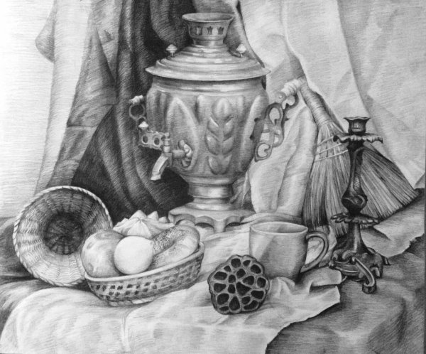 Натюрморт в графике