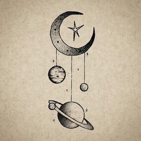 Планеты карандашом