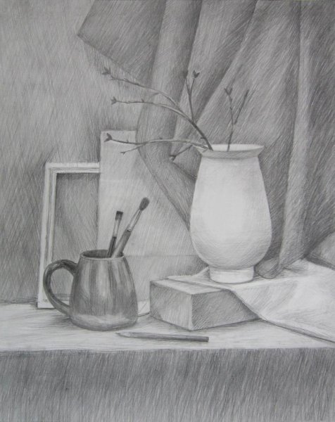 Натюрморт карандашом
