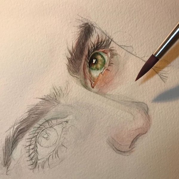 Глаза рисунок