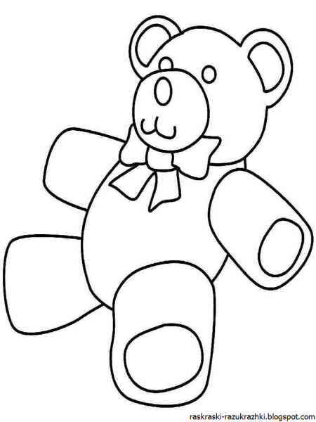 Раскраски для мальчиков мишки