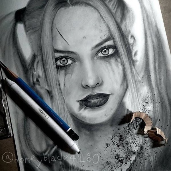 Харли Квинн портрет